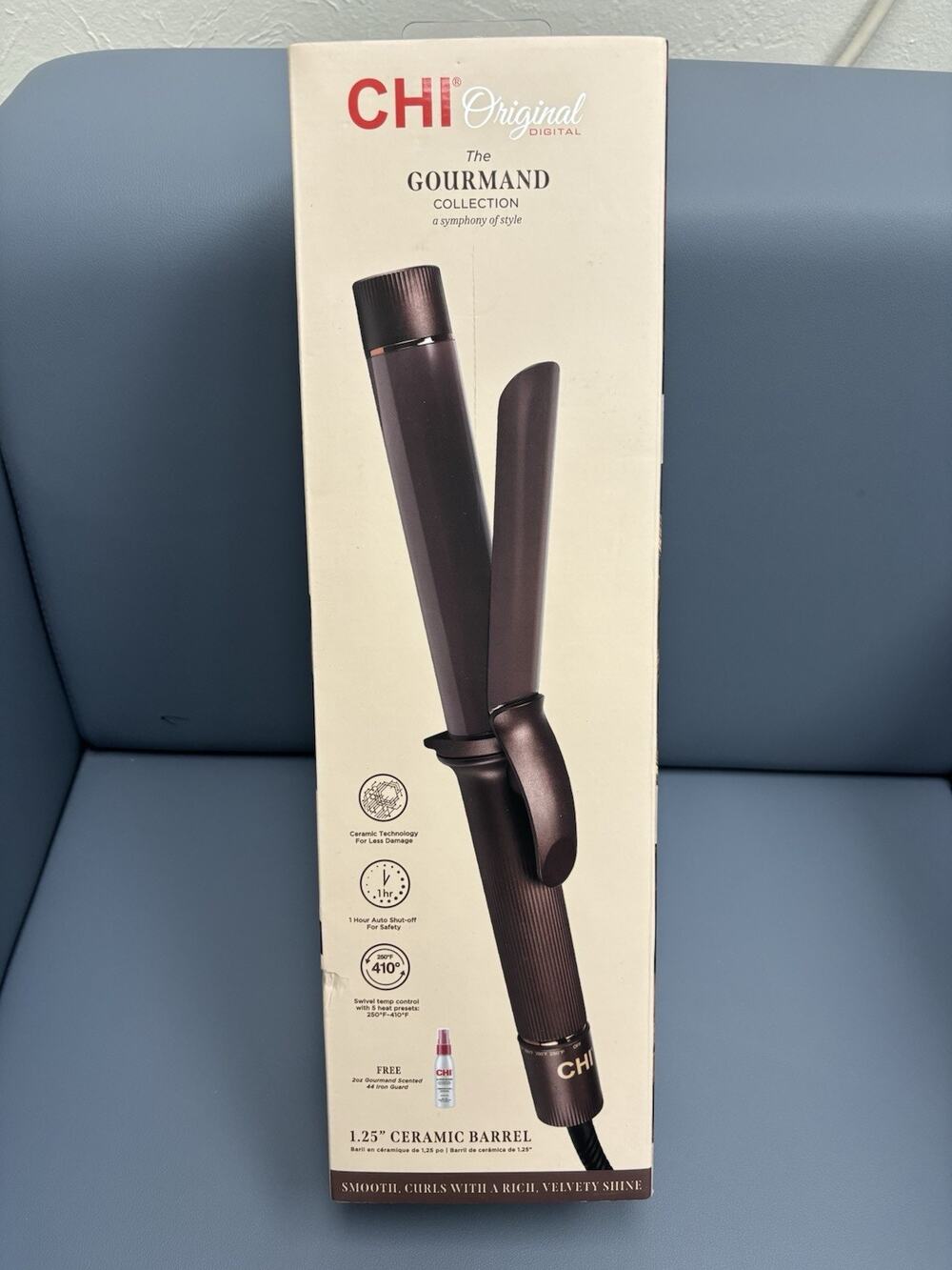 CHI Original Digital Gourmand 1.25in Ceramic Curling Iron Dual Voltage Auto Off